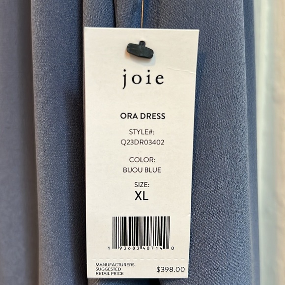 Joie Ora Silk Midi Halter Dress (bijou blue) - size XL - NWT - Picture 3 of 7
